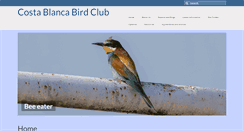 Desktop Screenshot of costablancabirdclub.com